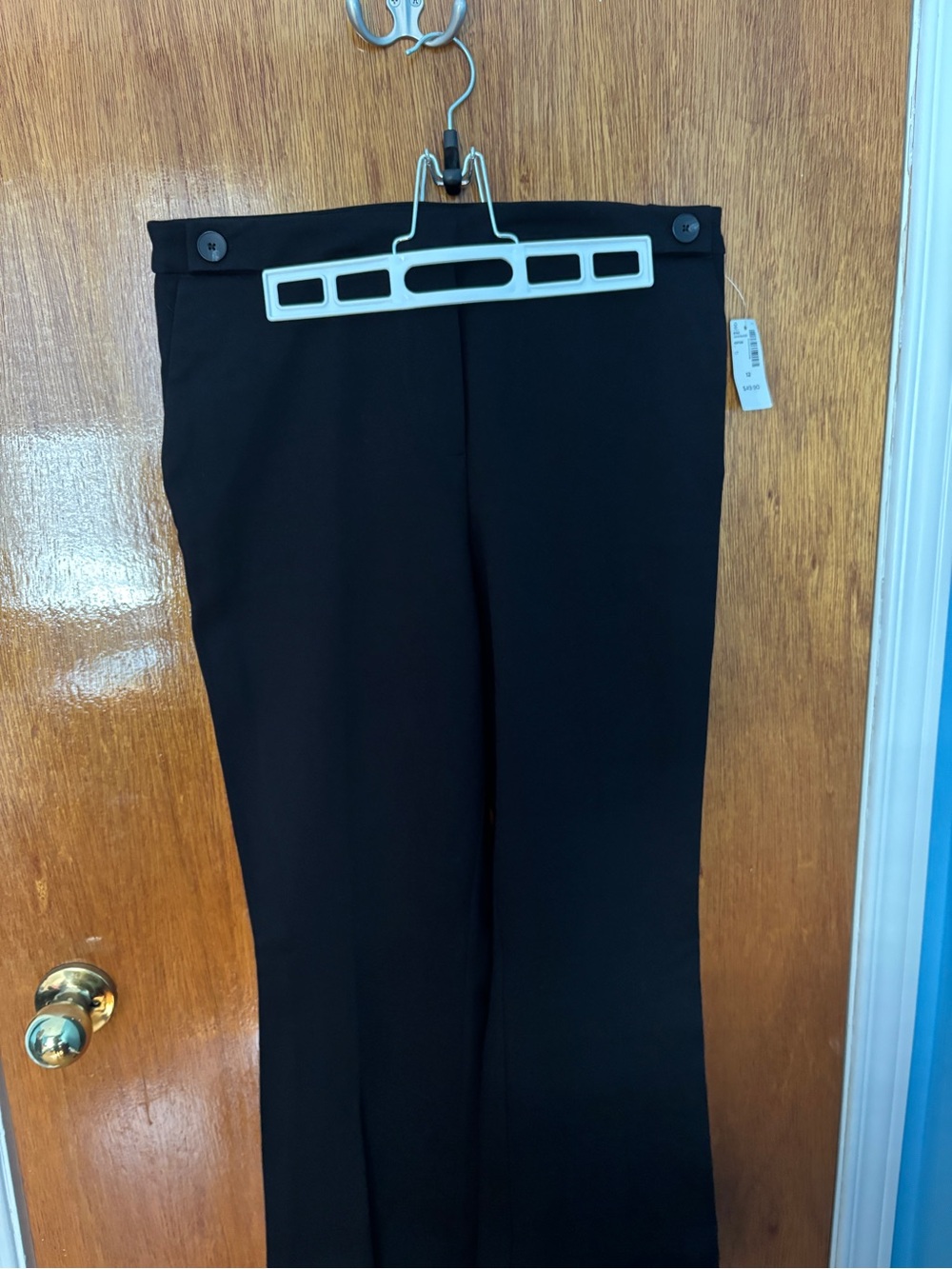 Women's Black Stretch Dress Pants - Classic Boot Leg